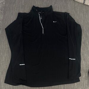 Nike Black Dri-FIT Quarter-Zip Pullover